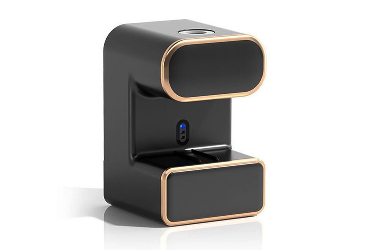 Electric Automatic Toothpaste Dispenser With Toothbrush Holders-Black