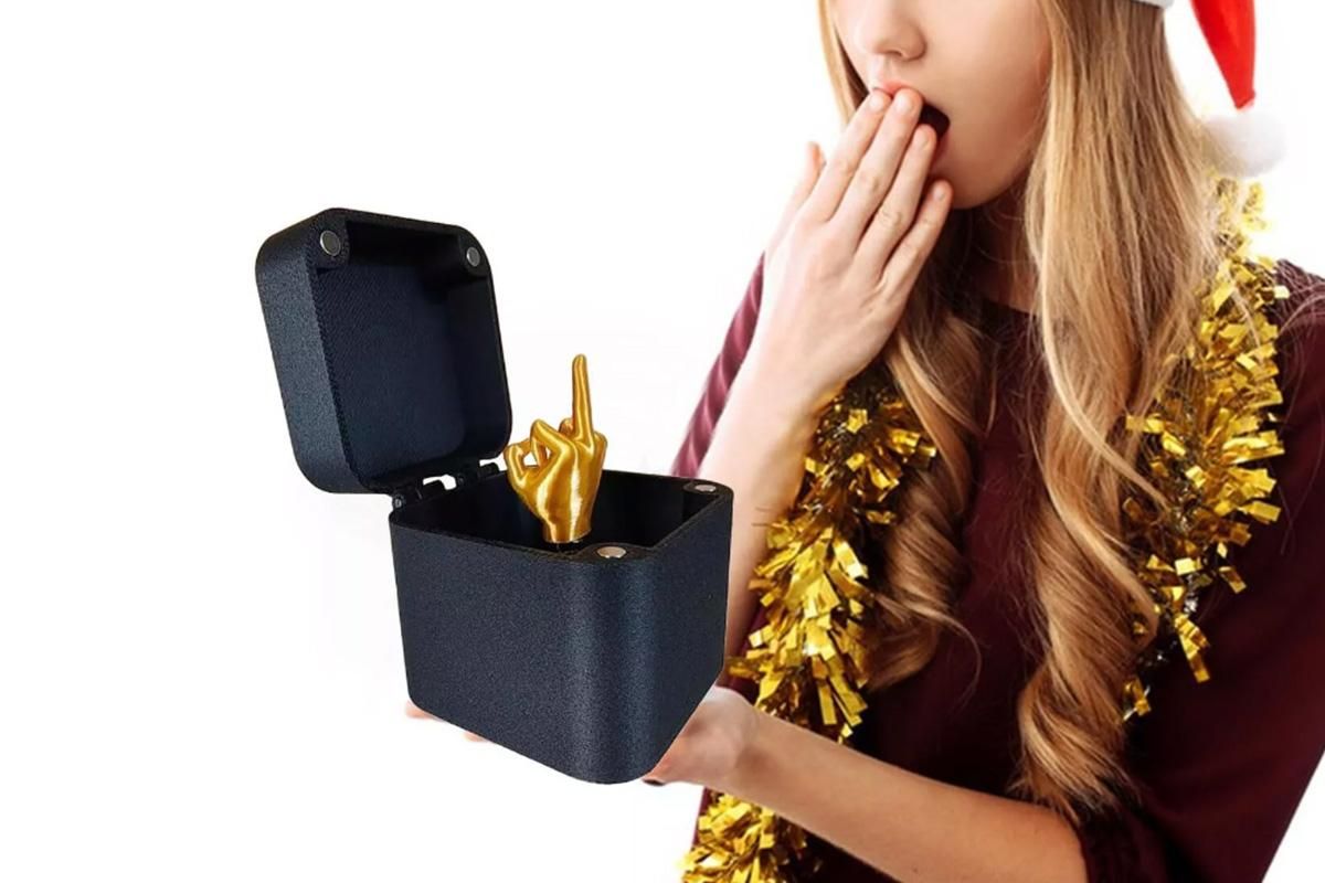 Middle Finger in a Box Middle Finger Surprise Box