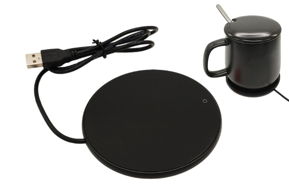 Smart USB Coffee Mug Warmer Tea Milk Cup Pad Plate for Office Home Use