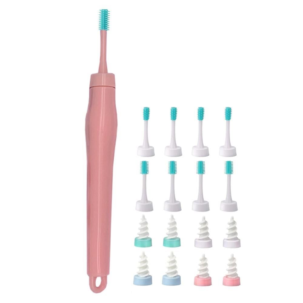 16pcs Ear Wax Remover Tool Reusable Spiral Ear Wax Remover Silicone Ear Cleaner for Adults Kids -Green