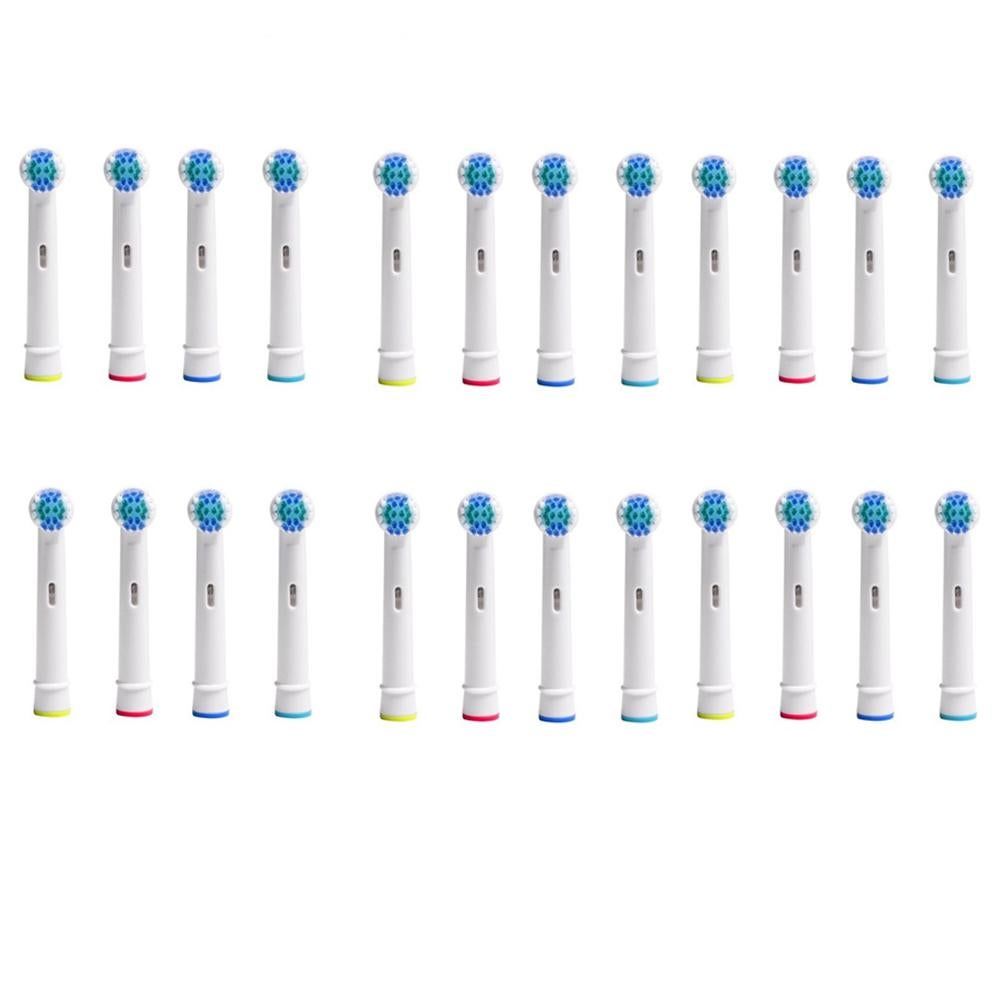 24pcs 3D Whitening Replacement Brush Heads Compatible with Oral-B Toothbrush