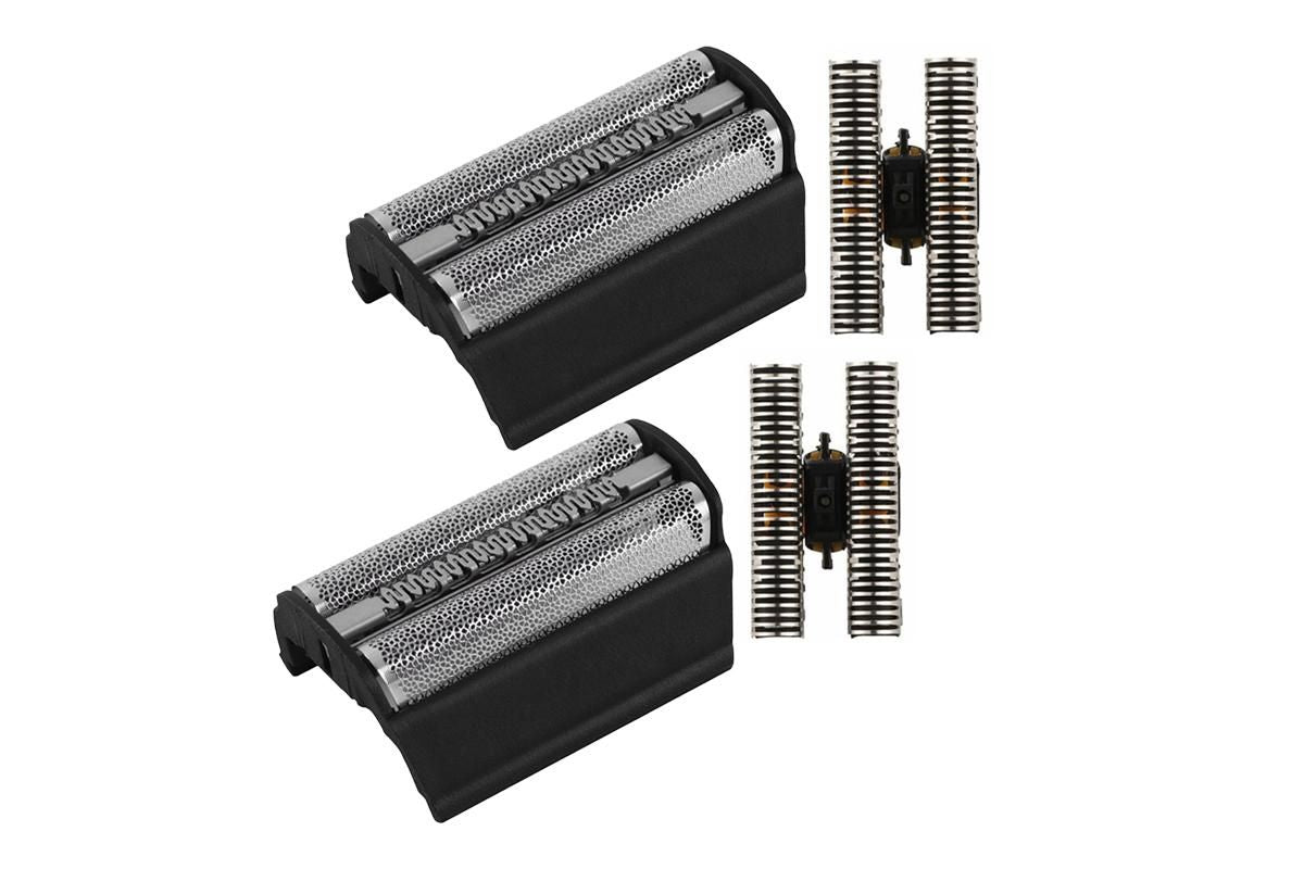 2Pcs Braun 31B Replacement Foil And Cutter For 5000 6000 350 Series