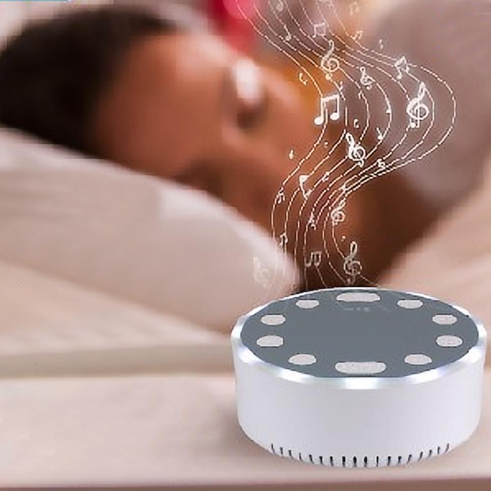 2pcs Sound Machine White Noise Sleeping Machine Soothing Sound Night Light