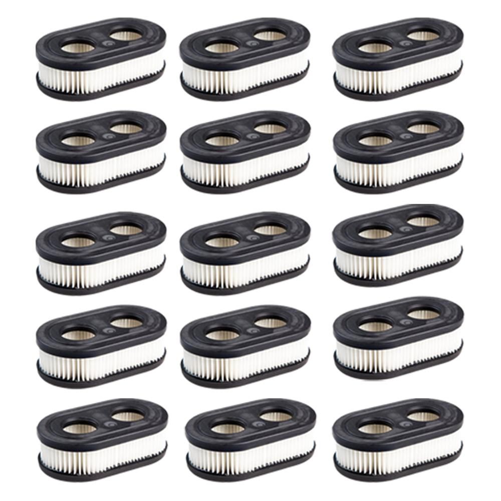 15pcs Lawn Mower Air Cleaner Replacement Cartridge Filter Lawn Mower Part