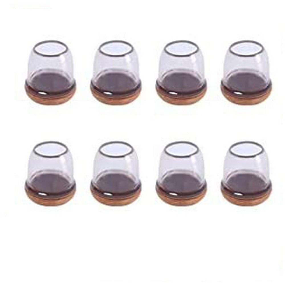 16pcs Silicone Chair Leg Floor Protectors Furniture Leg Feet Cup for Hardwood Floors with Wrapped Felt -Round transparent