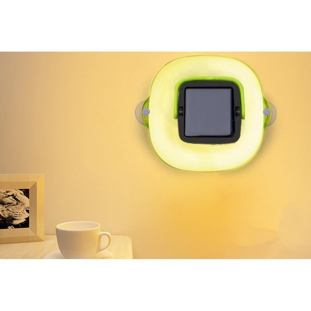 2Pcs Collapsiable Solar Lamp -Black and Green