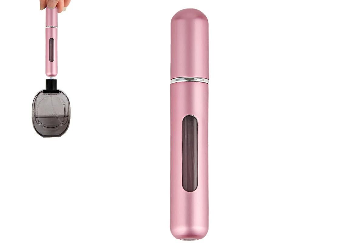 Mini Perfume Spray Pump 8ML Refillable Bottle Atomizer for Travel Outdoor-Silver