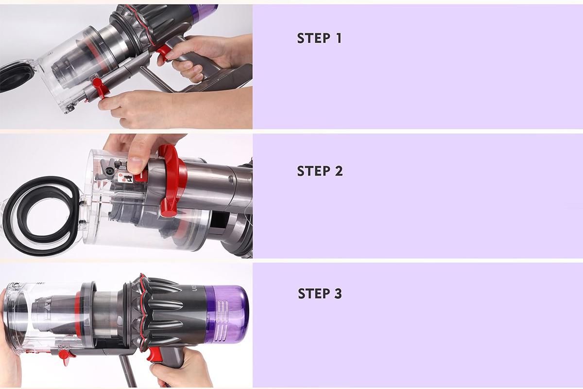Dust Bin Replacement Compatible With Dyson V12 SlimV10 Vacuum Cleaner