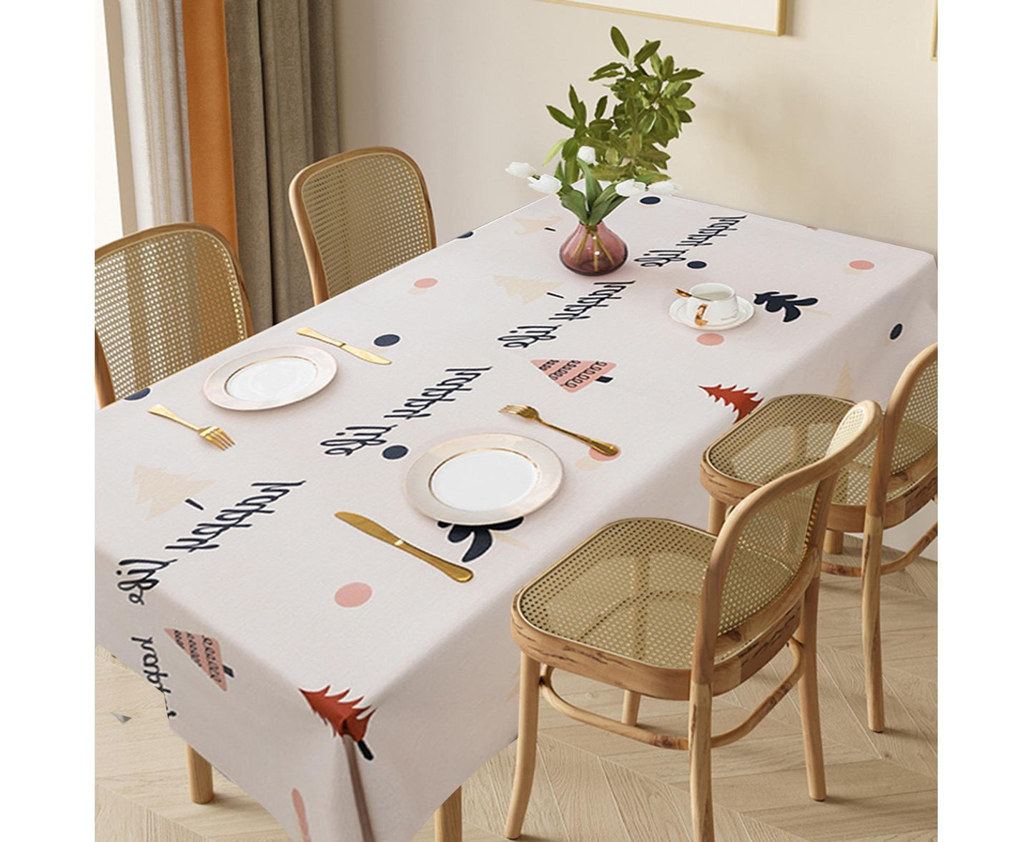 Xmas Table Mat Waterproof Heat Insulation-A