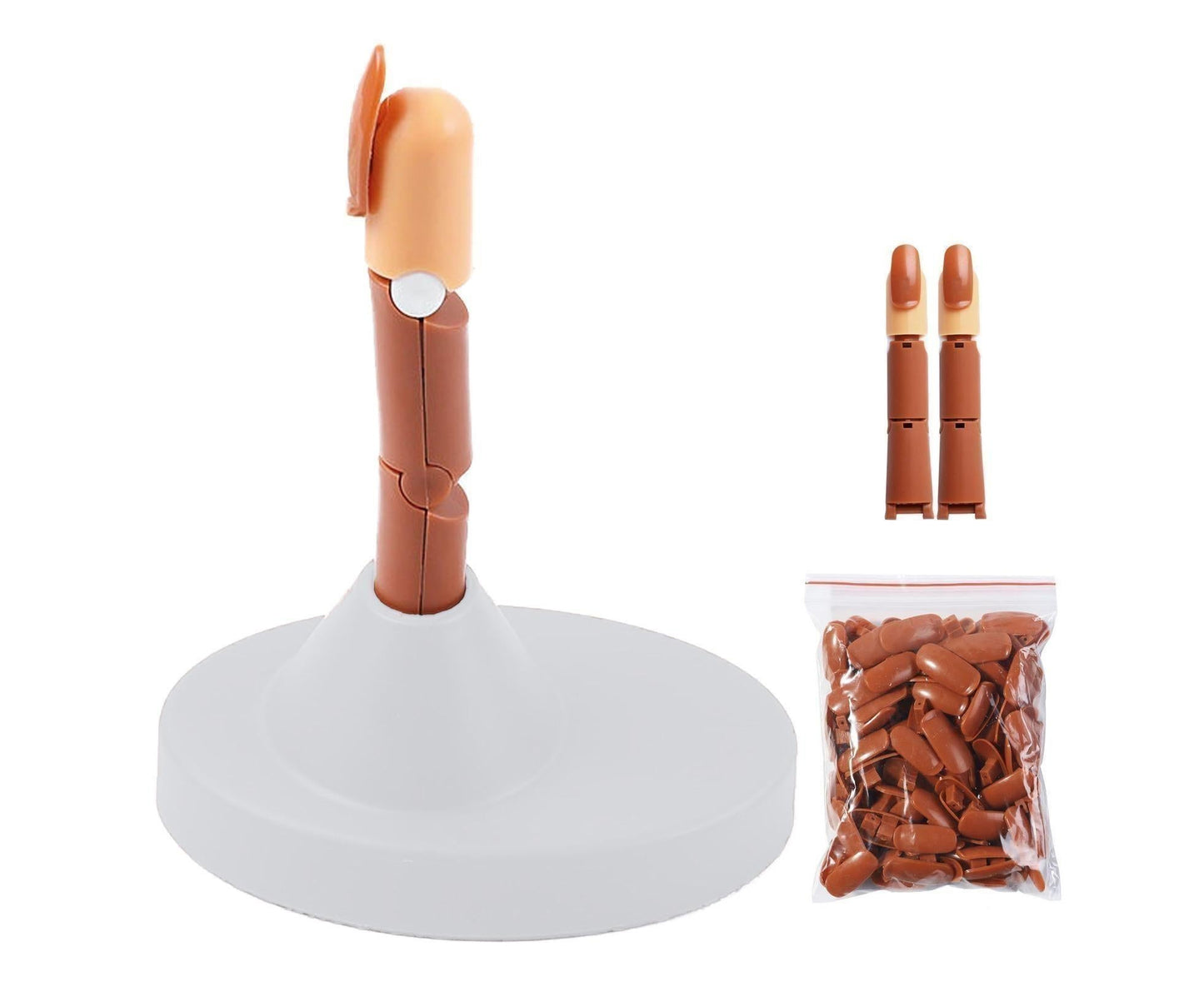Mechanical Nail Finger Model Anti-Slip ABS - White