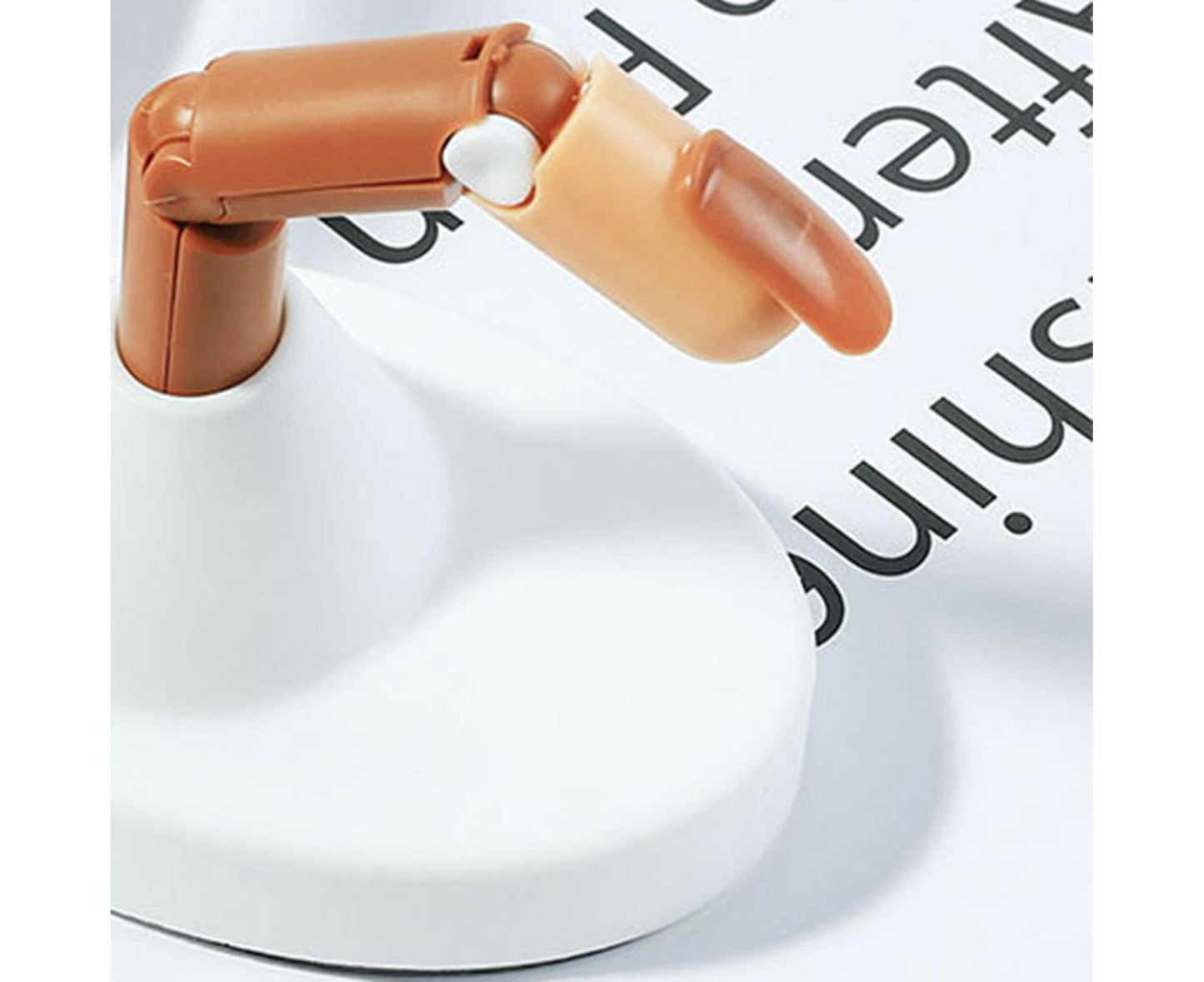 Mechanical Nail Finger Model Anti-Slip ABS - White