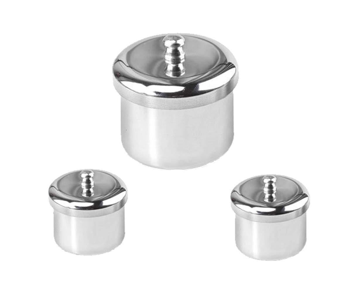 3Pcs Manicure Liquid Cup Acrylic Powder Organizer Tray with Nail Brush Holder