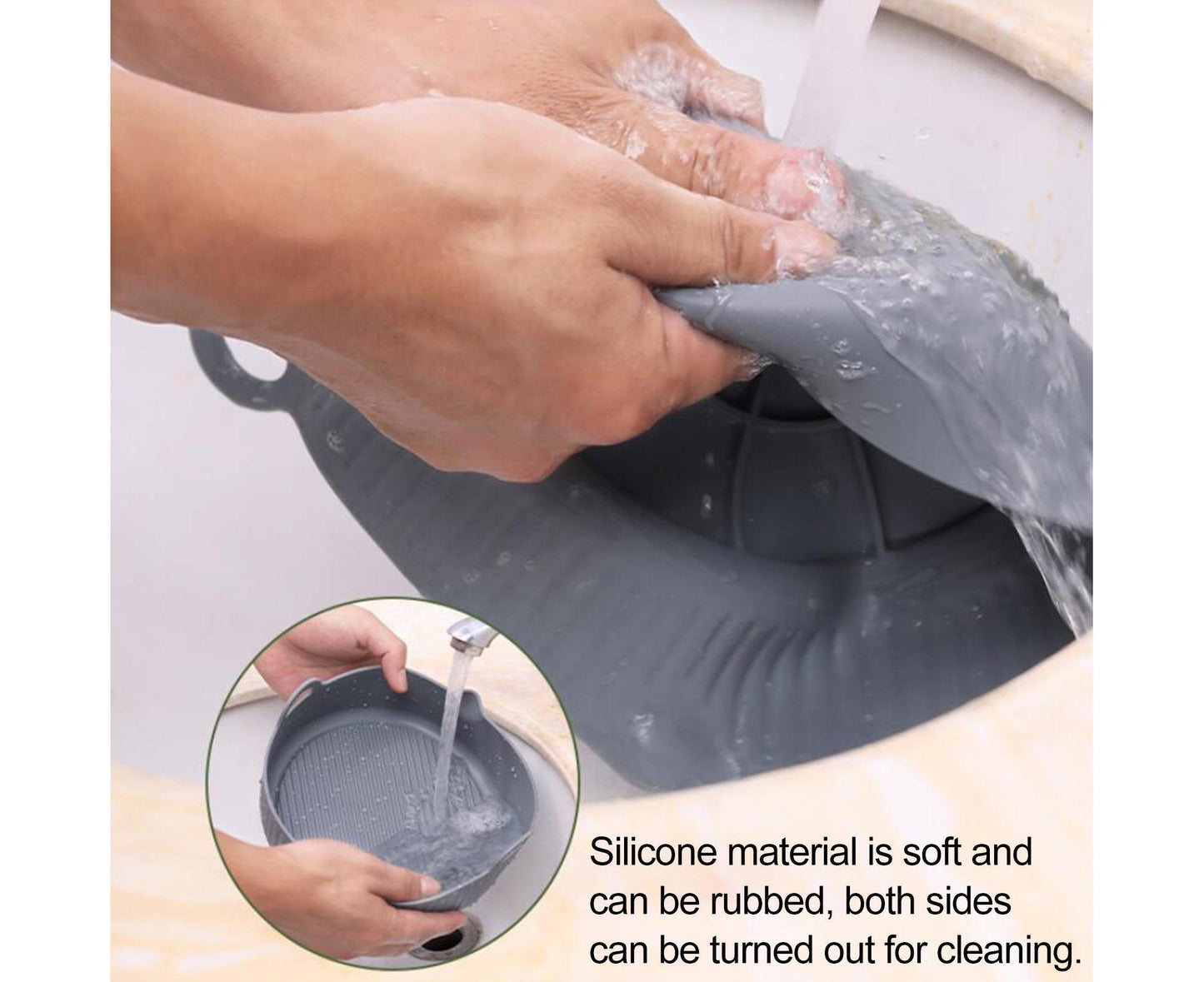 Liner Pad Silicone Basket Replacement - Grey