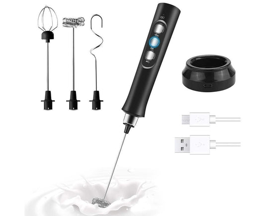 Milk Frother - Handheld Electric - USB Rechargeable