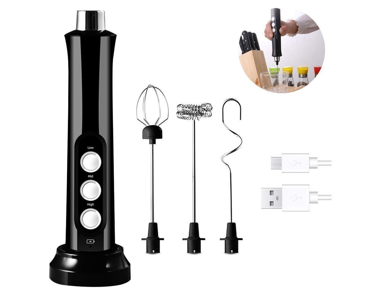 Milk Frother - Handheld Electric - USB Rechargeable