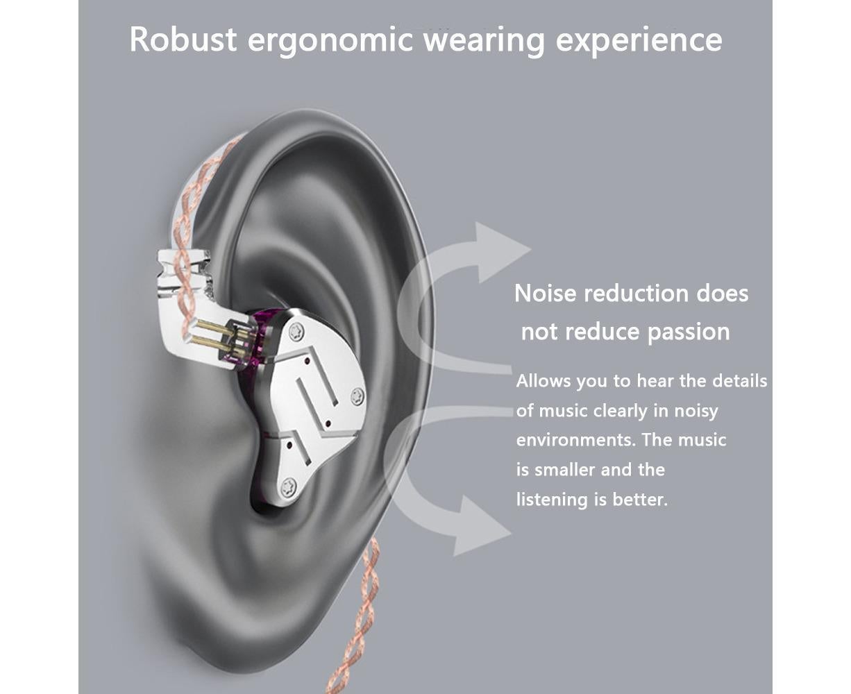In Ear Monitor Headphone - HiFi Sound - Balanced Armatures for Musicians (No Mic)