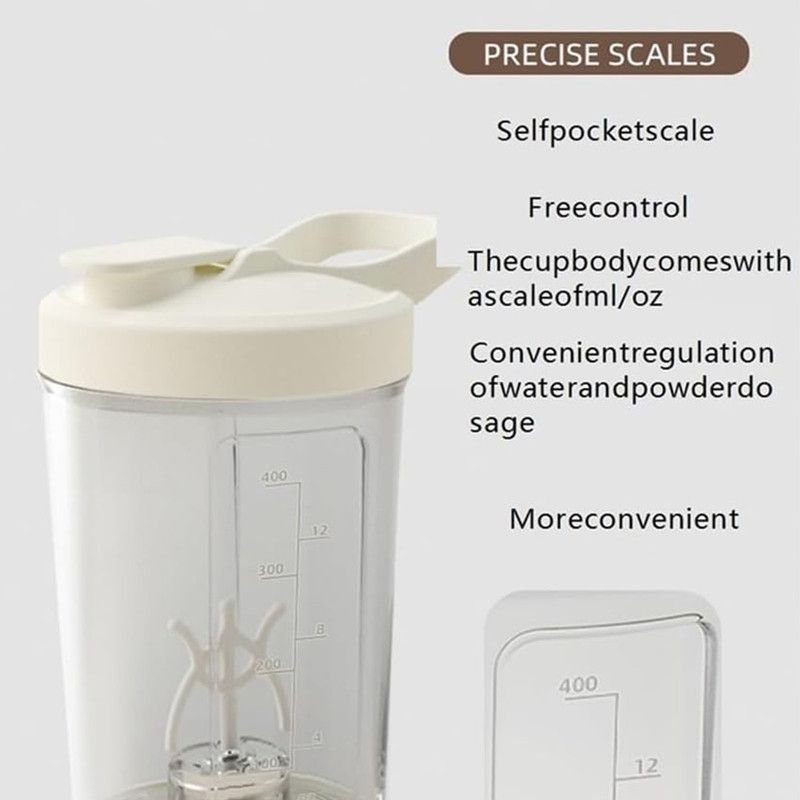 Electric Blender Cup: One-touch automatic blending, food-grade materials, rechargeable and portable, Type-C charging, IPX4 water-resistant, large-capacity electric blender cup