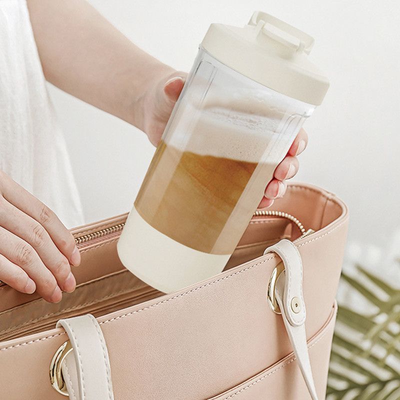 Electric Blender Cup: One-touch automatic blending, food-grade materials, rechargeable and portable, Type-C charging, IPX4 water-resistant, large-capacity electric blender cup