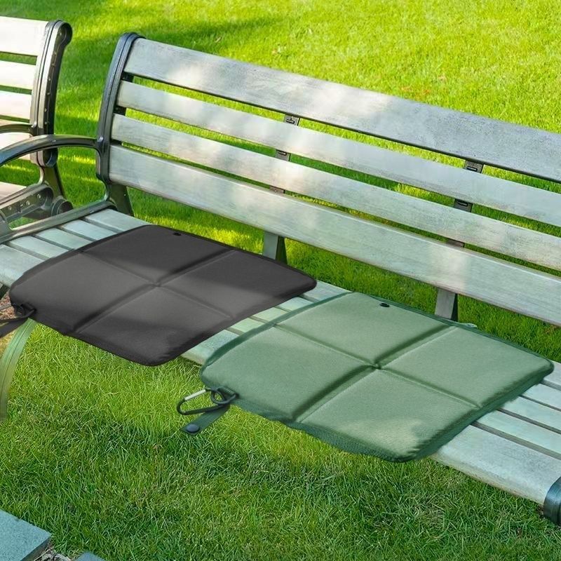 Portable Folding Outdoor Seat Cushion, Portable Insulated Seat Cushion for Camping, Picnics, and Hiking - Green