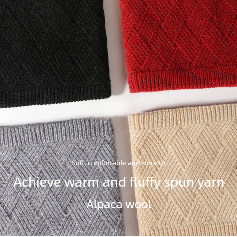 Women's Fashionable Winter 3-Piece Set: Knit Hat, Scarf, and Gloves.  A must-have for outdoor skiing and cycling—Gray