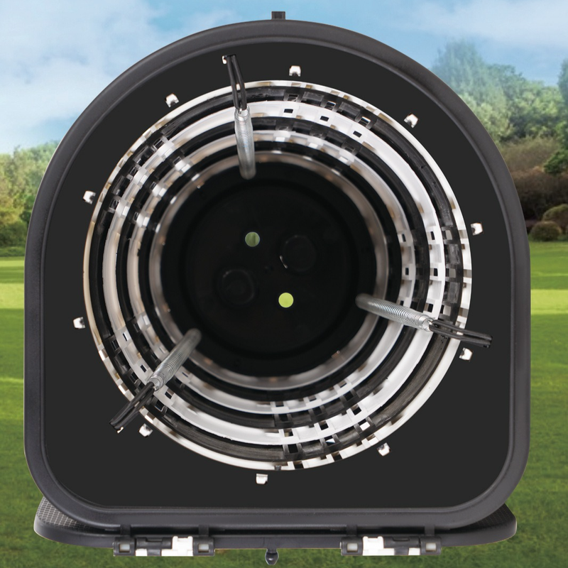 Outdoor Foldable Portable Toilet, Emergency Toilet Seat, Portable Camping Toilet Stool with Height Adjustment - Black