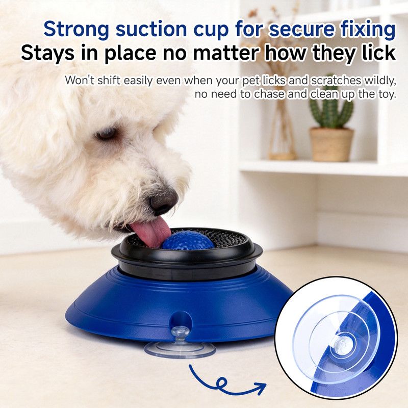Slow Feeder Lick Bowl, Universal for Cats and Dogs, a Fun and Stimulating Feeding Tool - Green