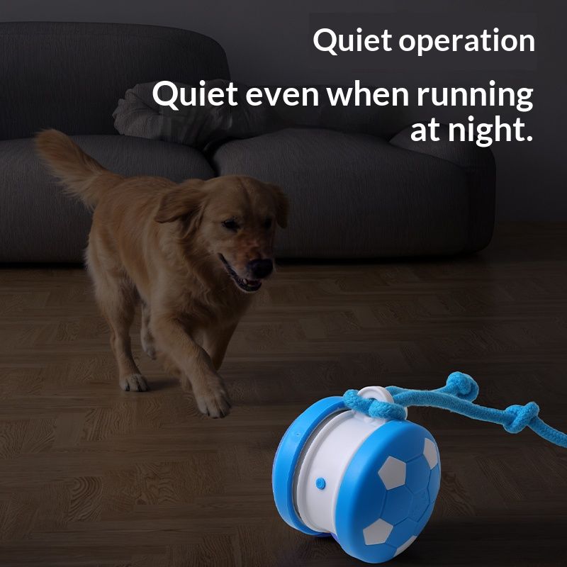 Smart Self-Rolling Pet Toy, Durable Chew Ball for Cats and Dogs to Keep Themselves Entertained - Orange