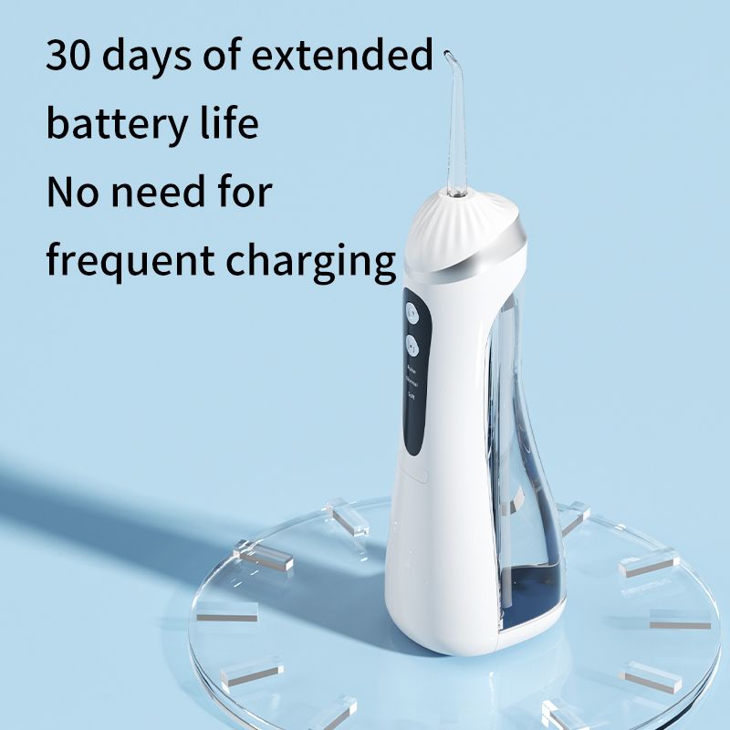 Portable Electric Water Flosser, 3-Speed High-Pressure, Orthodontic Home Oral Care Water Flosser - Black
