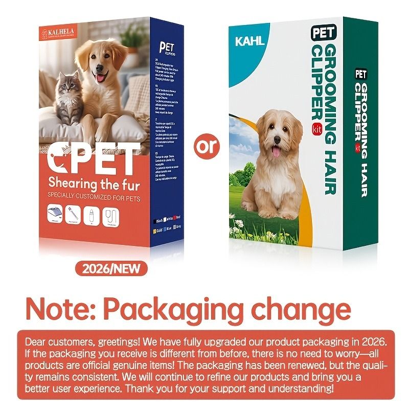 Quiet Pet Grooming Clipper Set for Home Use, Rechargeable Professional Grooming Clipper, Complete Grooming Tool Kit