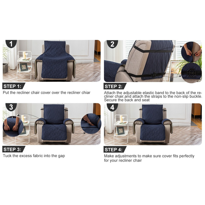 Waterproof and Non-Slip Single Sofa Cushion, Pet-Resistant and Washable Sofa Cover - Taupe