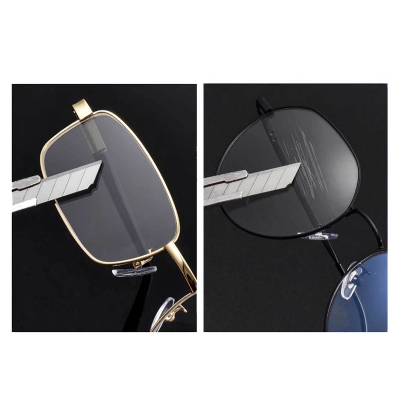 +3.00 Diopter Metal Portable Foldable Anti-Blue Light Reading Glasses, Lightweight Compact Readers for Seniors—Gold