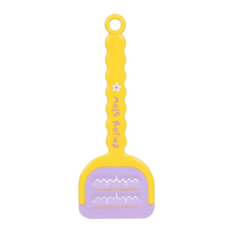 Multi-Functional Toilet Gap Cleaning Scraper, Long-Handled, Hands-Free Bathroom Hard-to-Reach Corner Cleaner, Clamp Cleaning Tool—Yellow