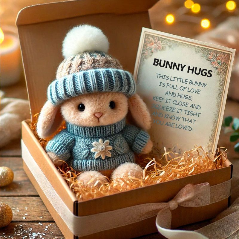 Hug Bunny Easter Gift Box – Blue