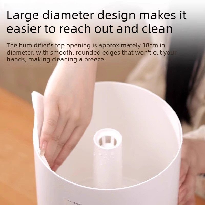 Household Humidifier - Quiet for Bedroom, Small with Large Spray Output, Suitable for Air Conditioning Rooms, Pregnant Women, Babies, and Aroma Diffuser