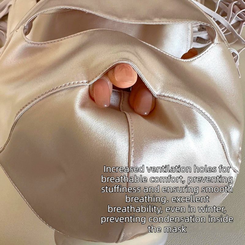 Mulberry Silk Sun Protection Face Mask – UV Blocking Breathable Dust Mask for Outdoor Cycling (Short Style, Gray)