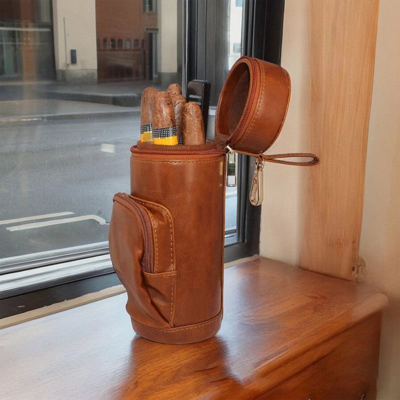 New Creative Men's Retro Handmade Cigar Case