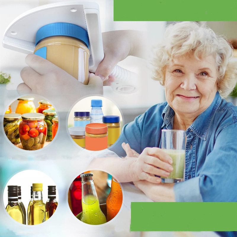 Bottle opener for elderly with weak grip strength