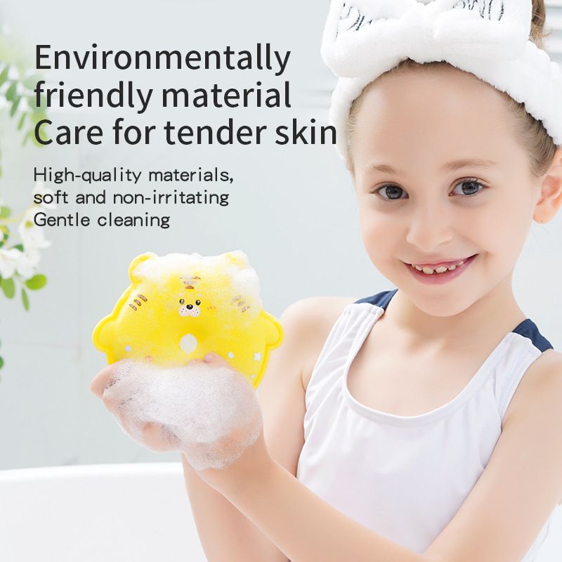 Children's bath cotton cartoon bath flower bath ball