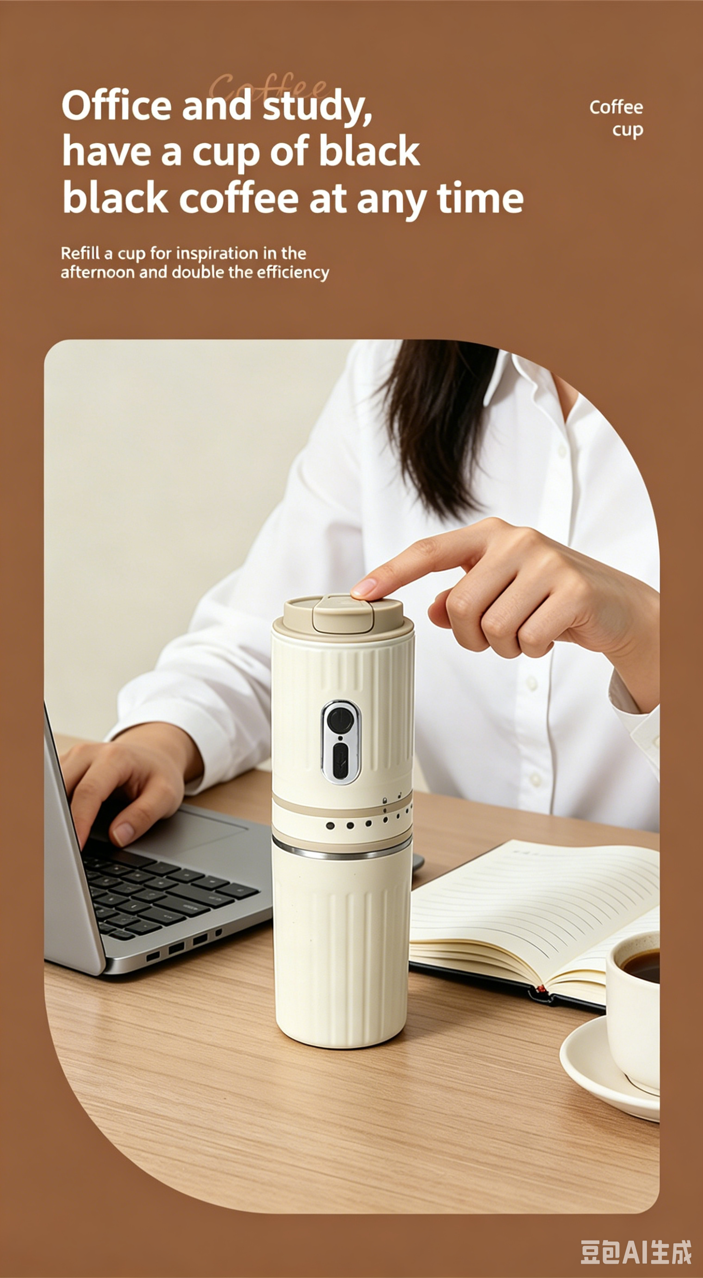 【Portable Electric Coffee Maker, All-in-One Grinder & Brewer with 7 External Adjustable Grind Settings, 1500mAh Rechargeable Battery, 304 Stainless Steel Cordless Drip Coffee Machine for Home Office Travel Camping】