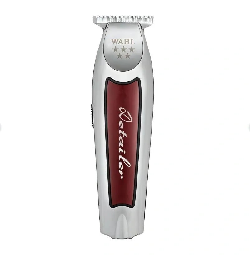 Wahl T-Wide Detailer Professional Cordless Finishing Trimmer 100 Minutes Battery Life Silver