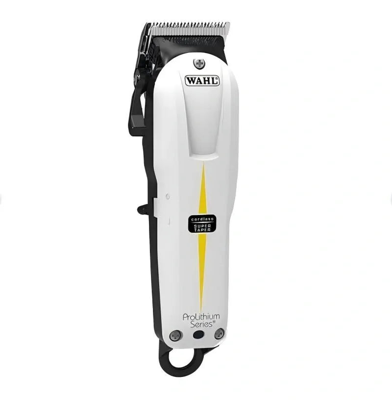 Wahl Super Taper Cordless Series  ProLithium Battery  White Professional Hair Clipper