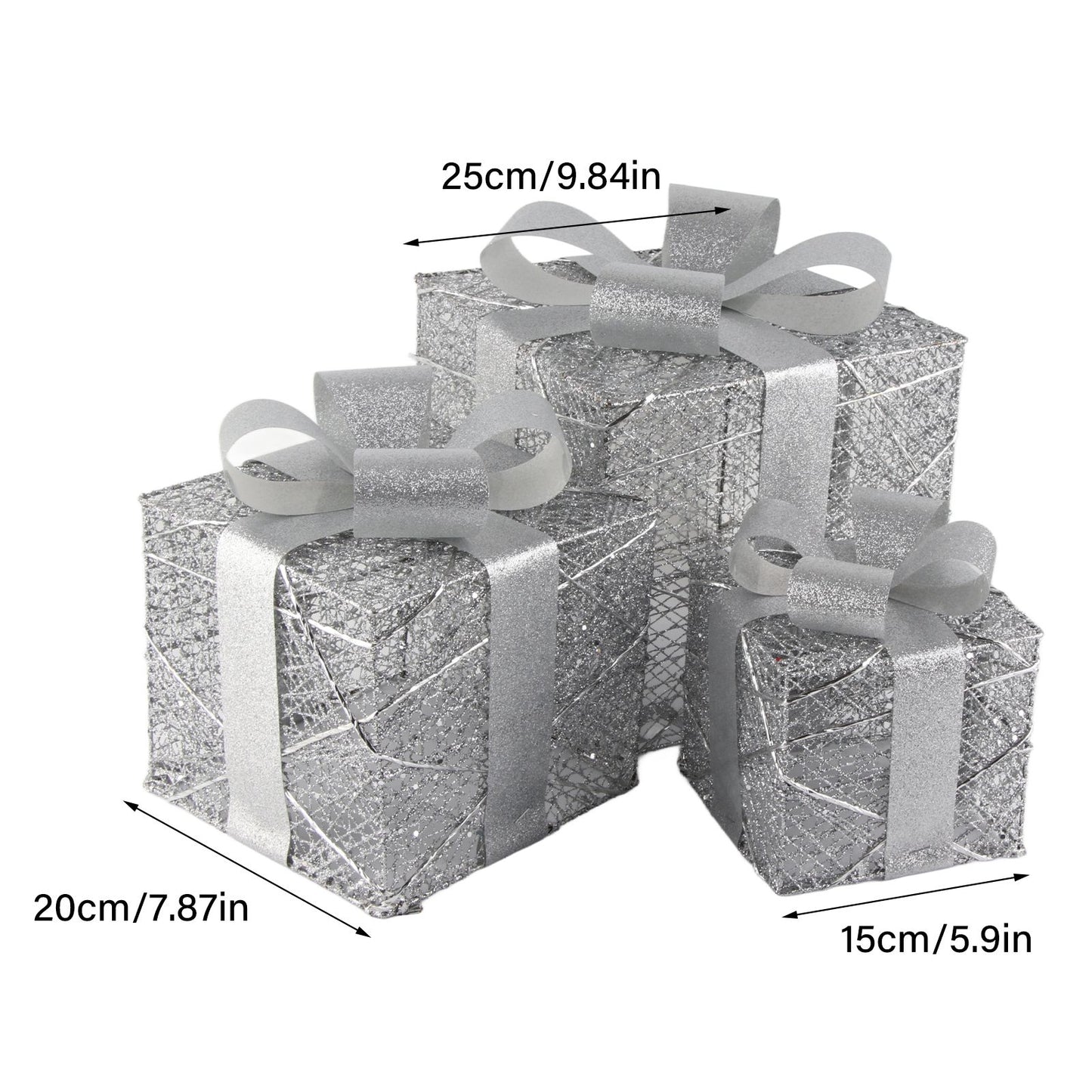 Christmas Gift Boxes for Christmas Indoor Outdoor Decorations