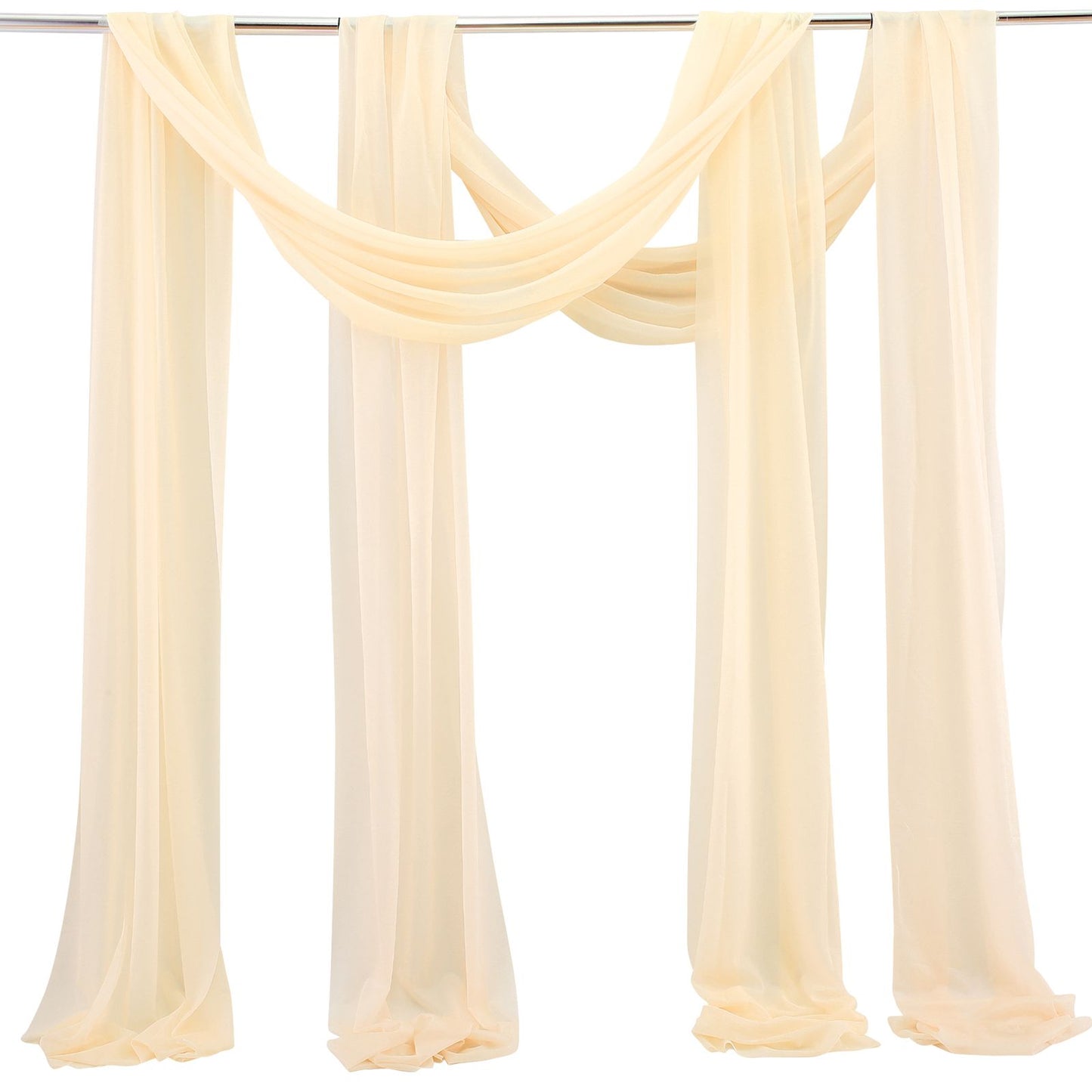 Wedding Arch Chiffon Fabric Drapery Wedding Drapery Arch Decoration Wedding Decor