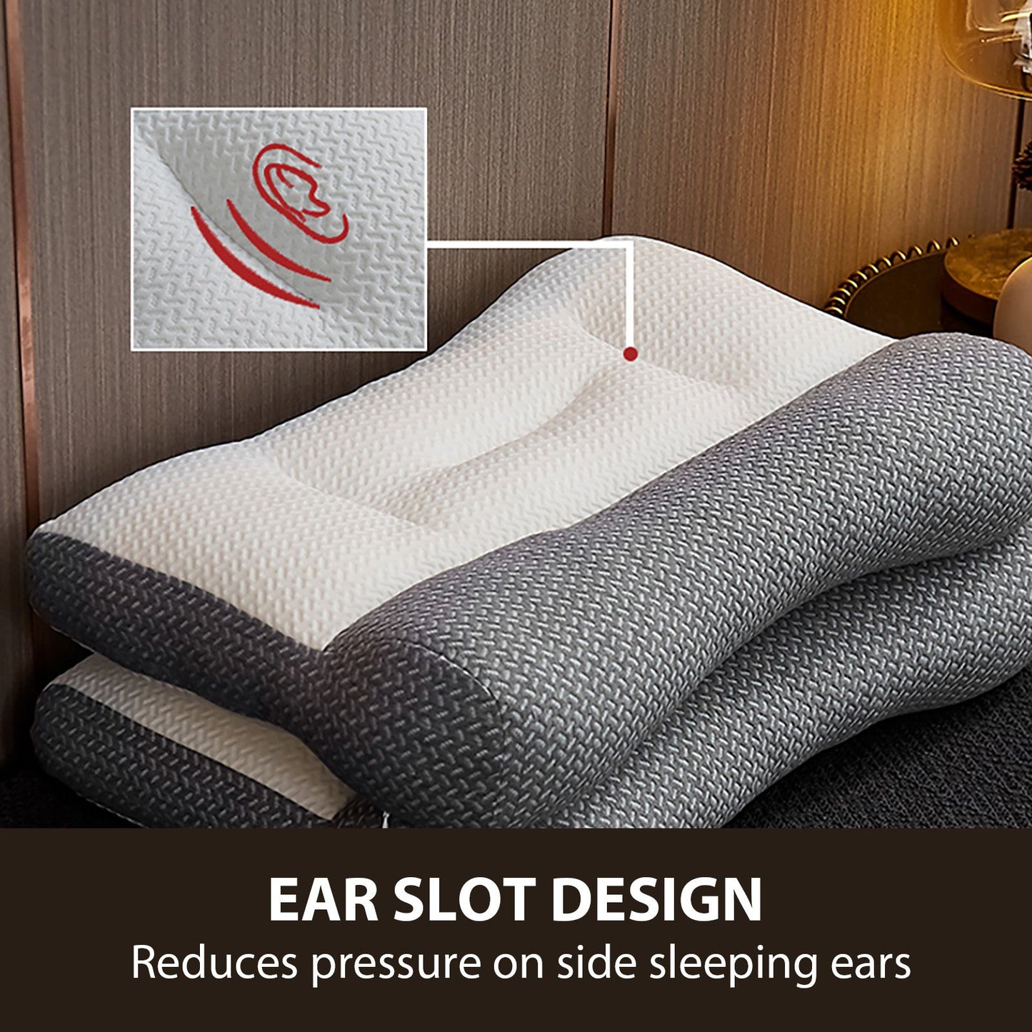 Soy Fiber Pillow Neck Pillow Cervical Ergonomic Pillow Pillow for Neck and Shoulder Pain