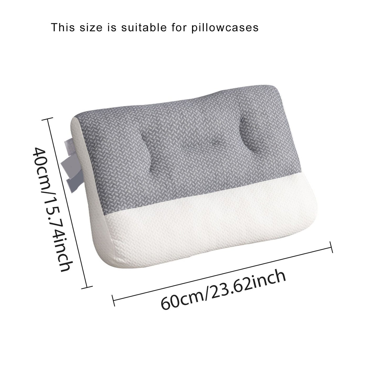 Soy Fiber Pillow Neck Pillow Cervical Ergonomic Pillow Pillow for Neck and Shoulder Pain