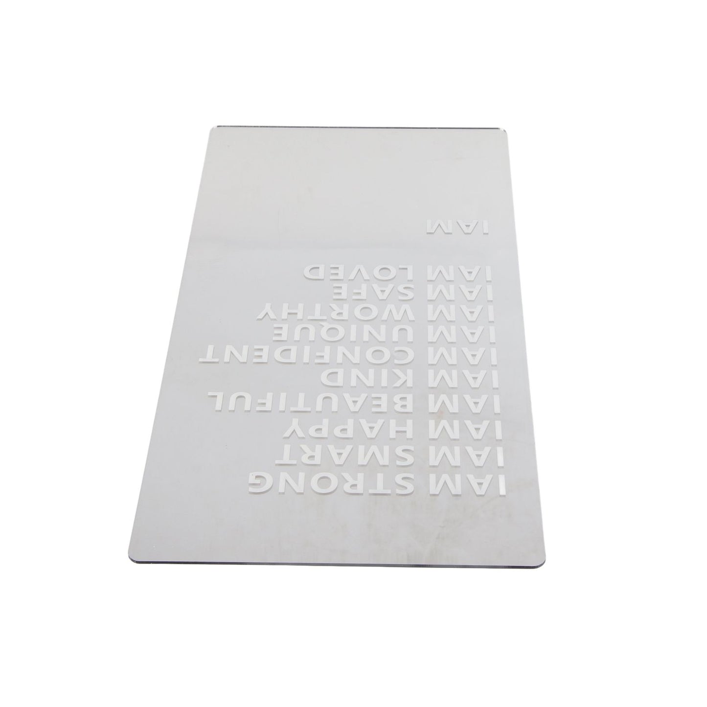 LED Affirmation Mirror Acrylic Mirror USB Mirror Inspirational Mirror Versatile Decor