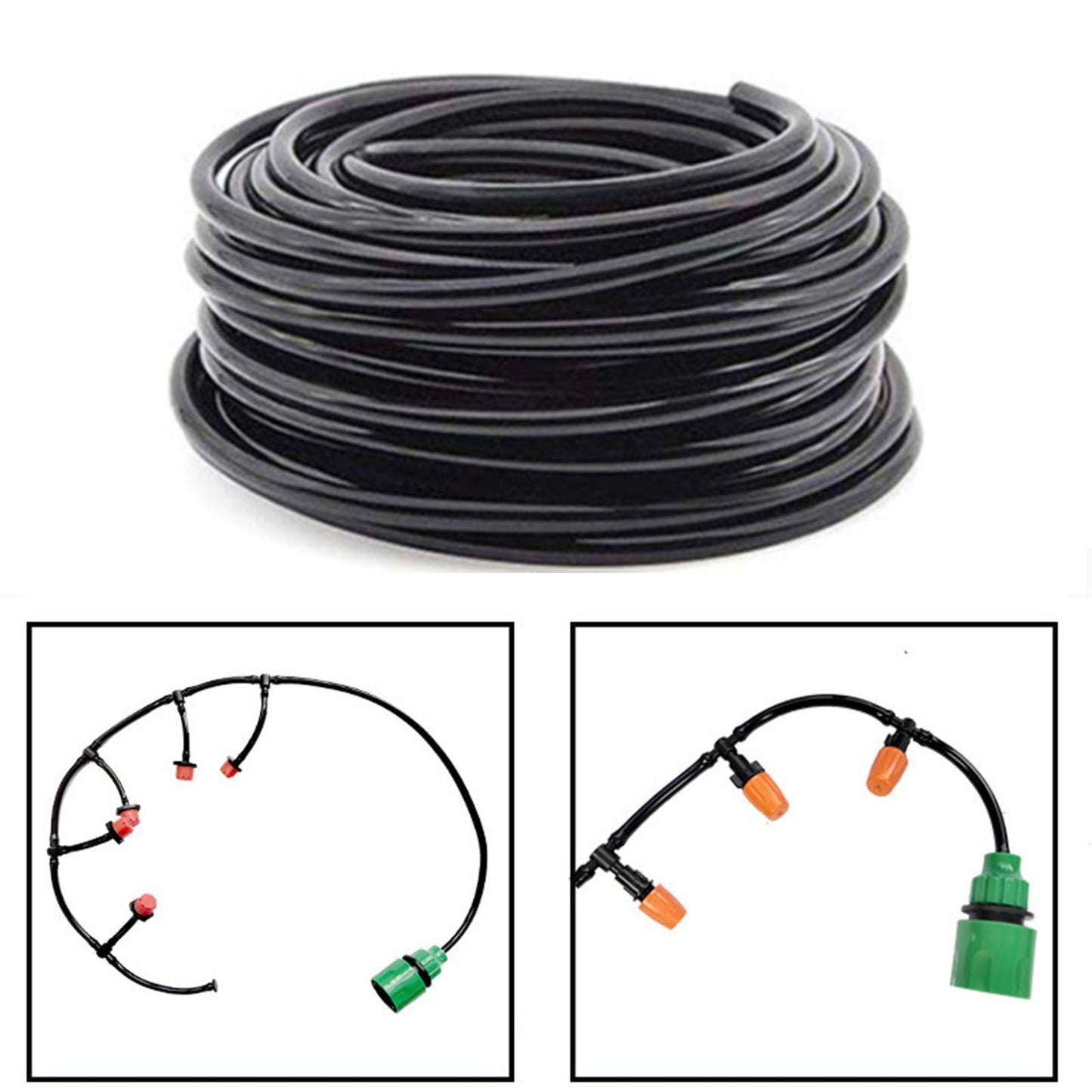 Garden Drip Irrigation System Automatic Micro Spraying Watering Kits Irrigation Atomization System 40m/1574.8in