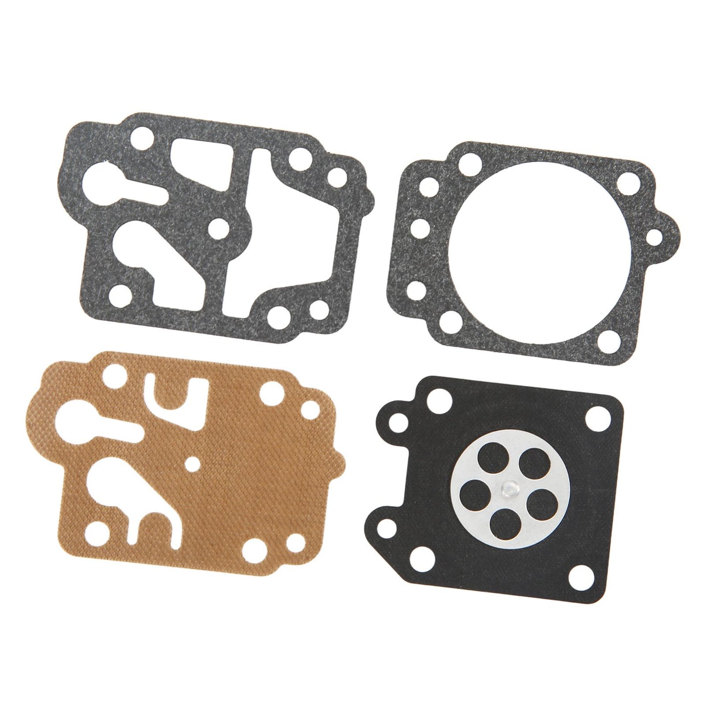 2 Sets Carburetor Diaphragm and Gasket Paper Iron Rubber Carburetor Repair Kit for Walbro 40 5 Chain Saw