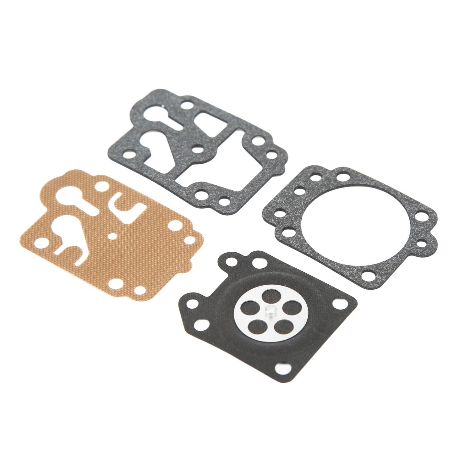 2 Sets Carburetor Diaphragm and Gasket Paper Iron Rubber Carburetor Repair Kit for Walbro 40 5 Chain Saw
