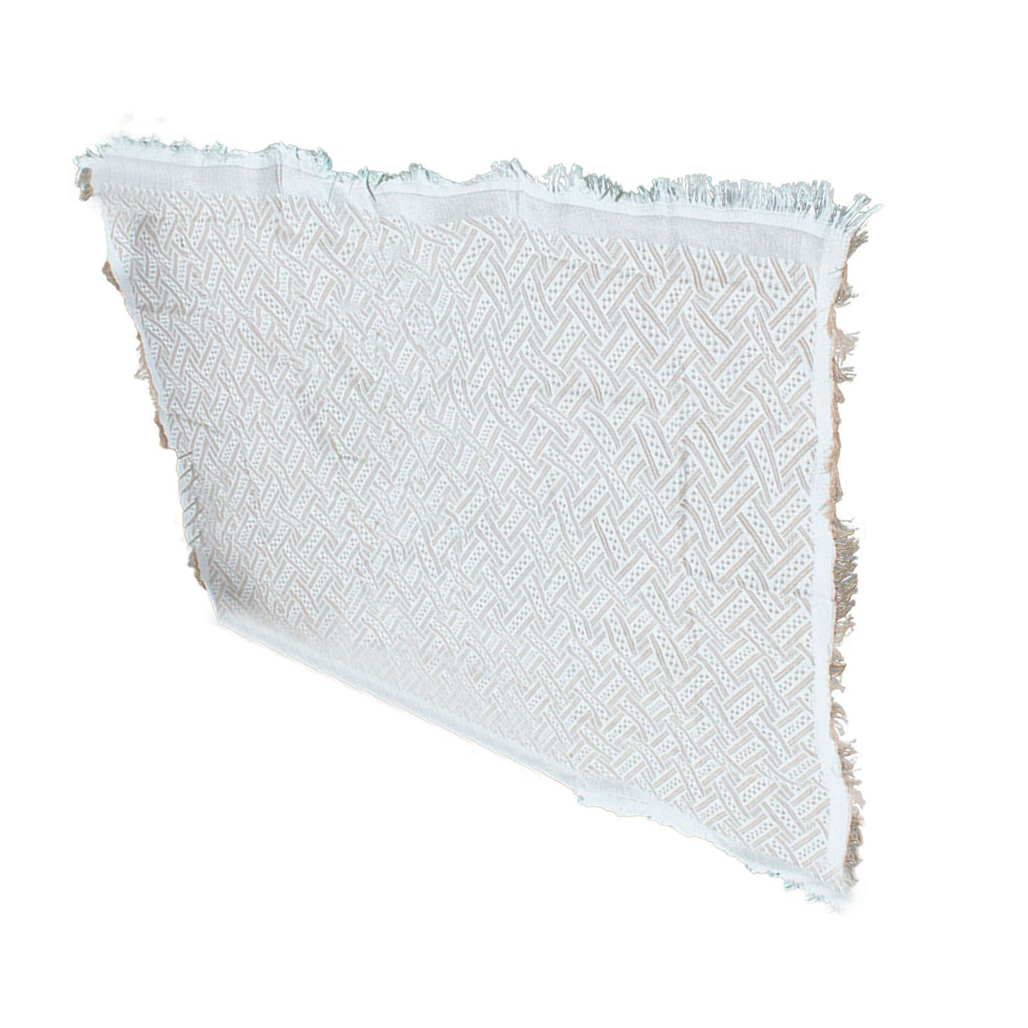 Outdoor Picnic Blanket with Fringe Cotton Soft Comfortable Simple Style for Camping Beach 180x130
